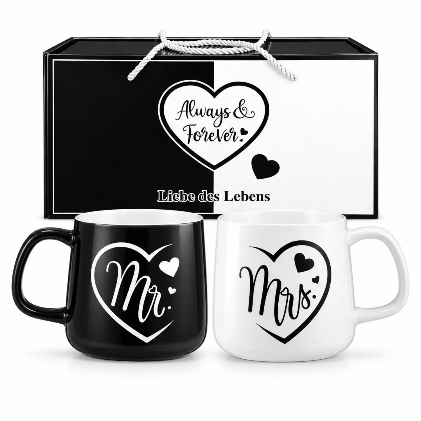 Always & Forever — Mr. & Mrs. Mug Set – view 1