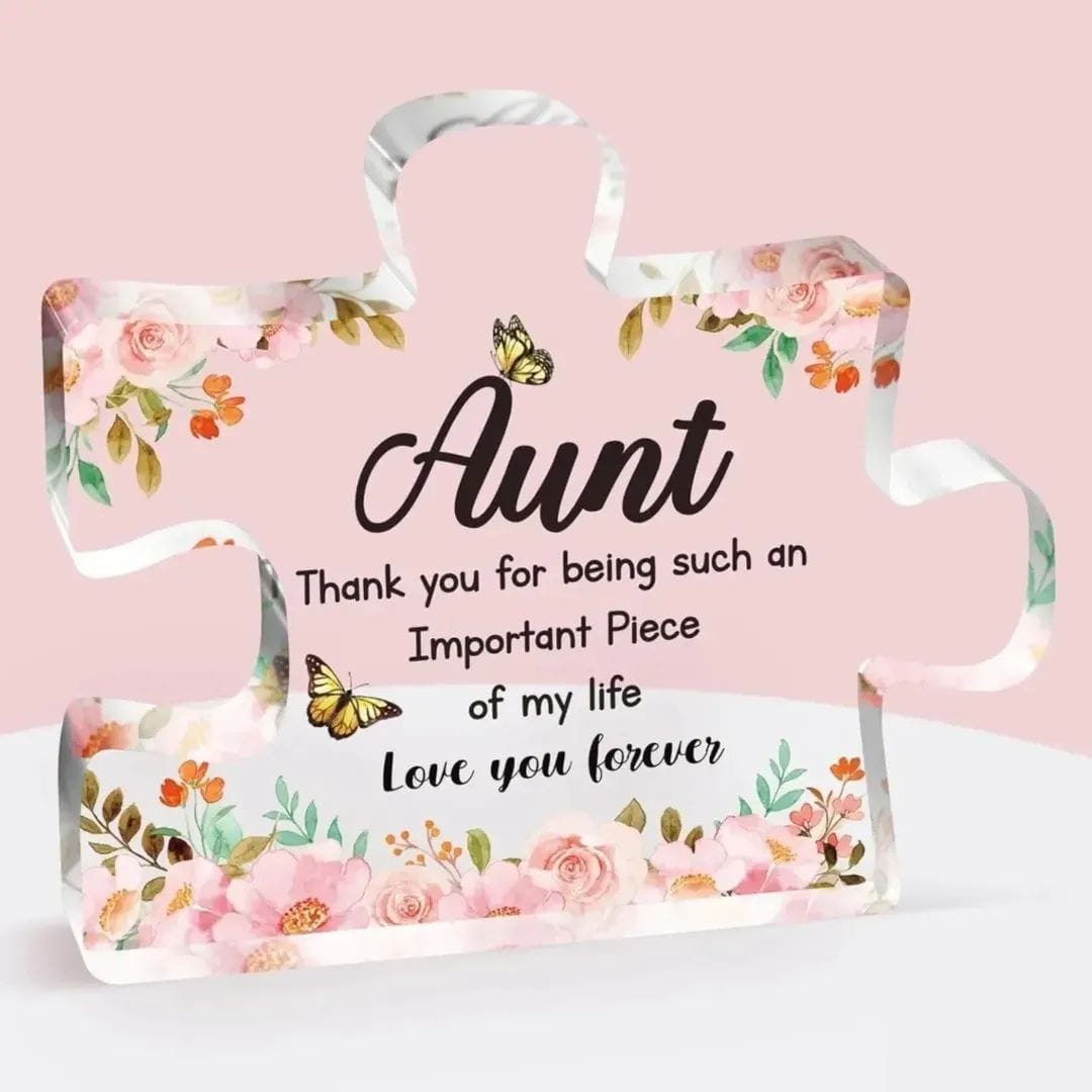 Aunt Appreciation Puzzle Piece – view 1