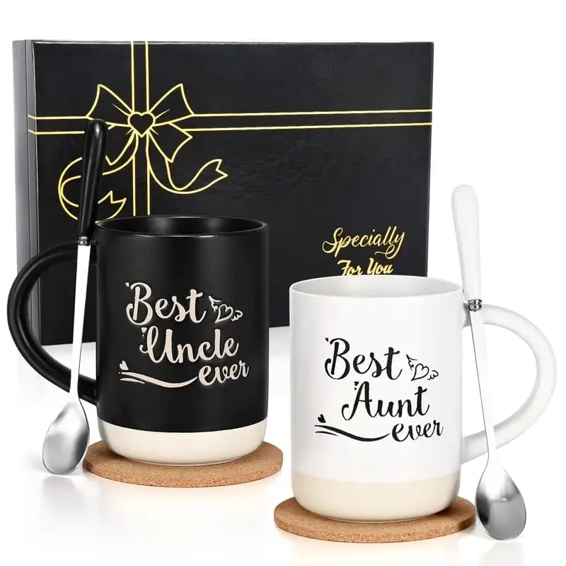Best Aunt & Uncle Ever Mug Gift Set