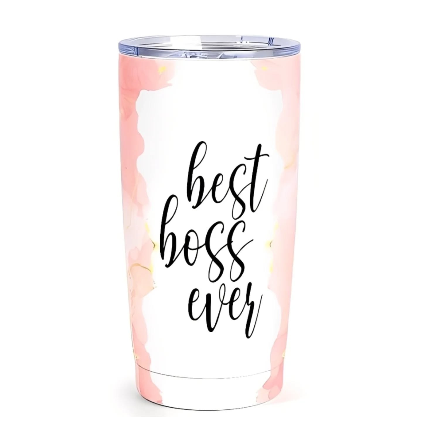 Best Boss Ever Stainless Steel Travel Tumbler (20oz) – view 1