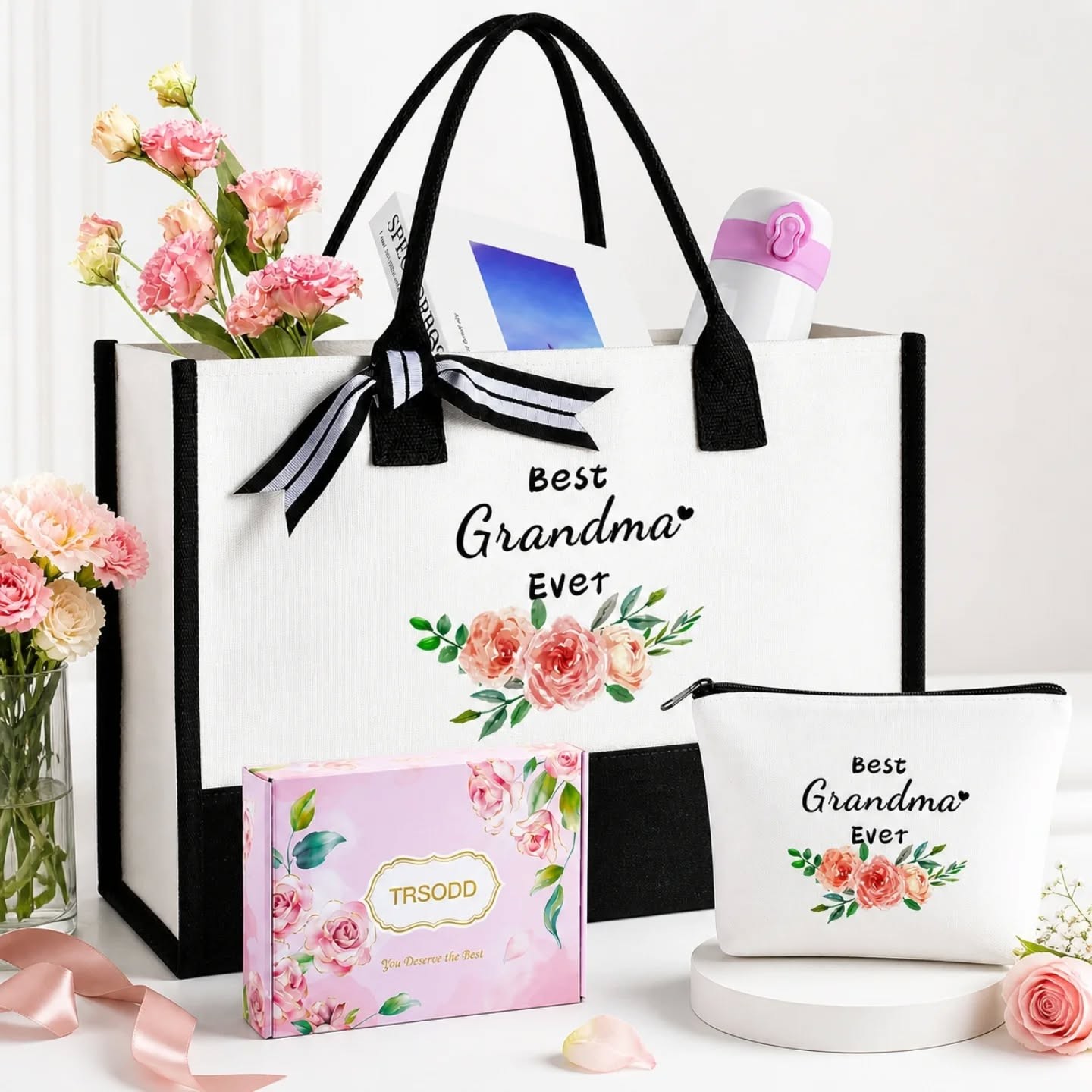 Best Grandma Ever Tote Bag & Pouch Set – view 1