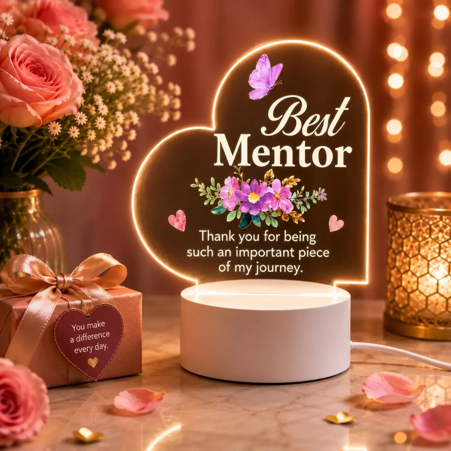 Best Mentor, Thank You LED Light – view 1