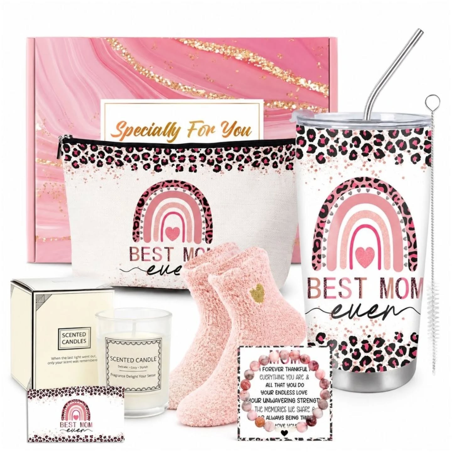 Best Mom Ever Gift Set – Tumbler & Pamper – view 1