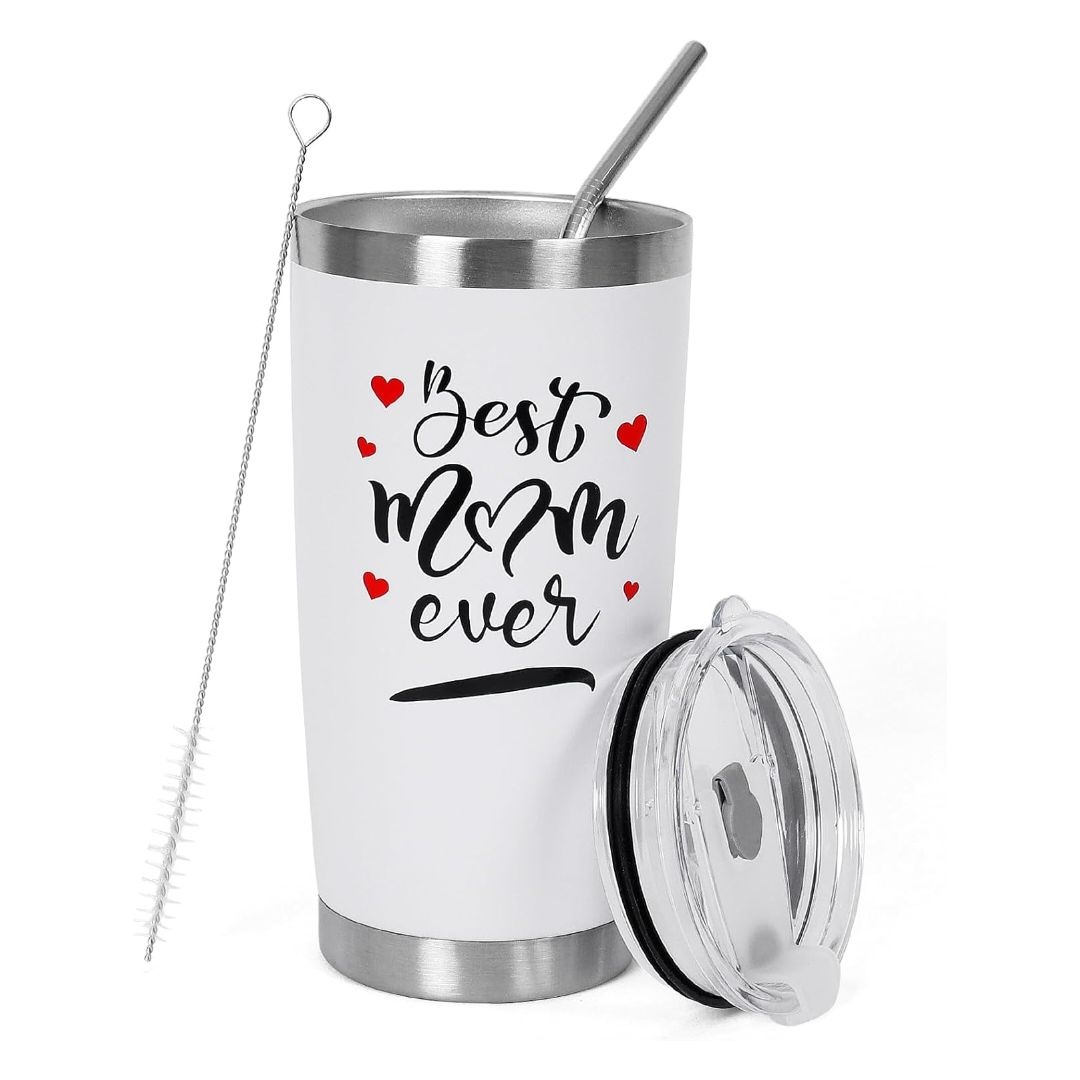 Best Mom Ever White Tumbler – view 1