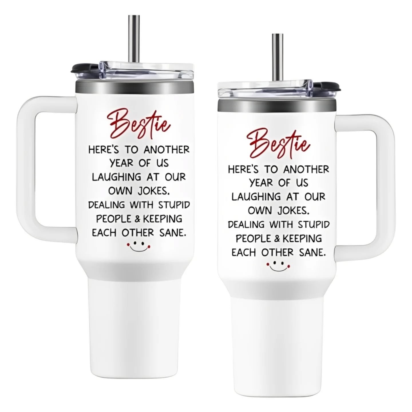 Bestie Stainless Steel Travel Cup (40oz) – view 1