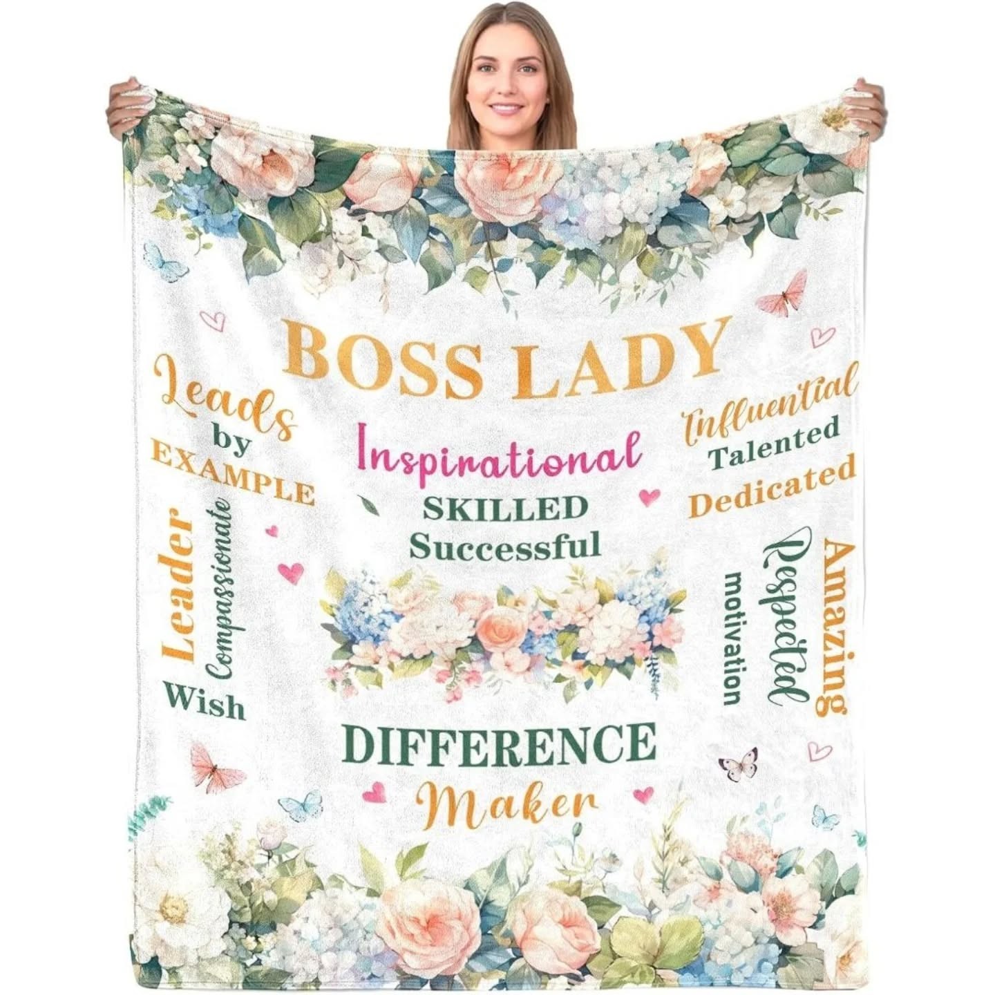 Boss Lady, Amazing, Difference Maker Blanket – view 1