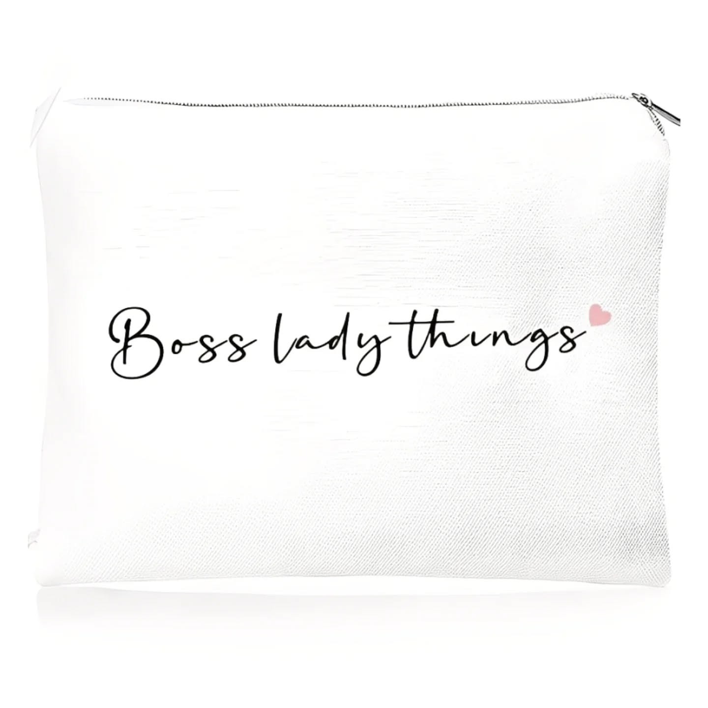 Boss Lady Things Canvas Pouch – view 1