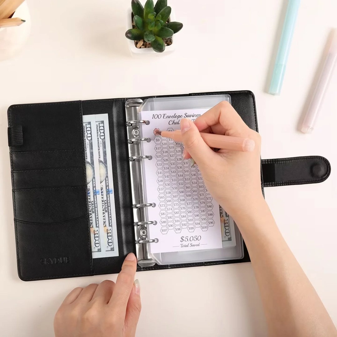 Budget Binder With 12 Different Challenges Set – view 1