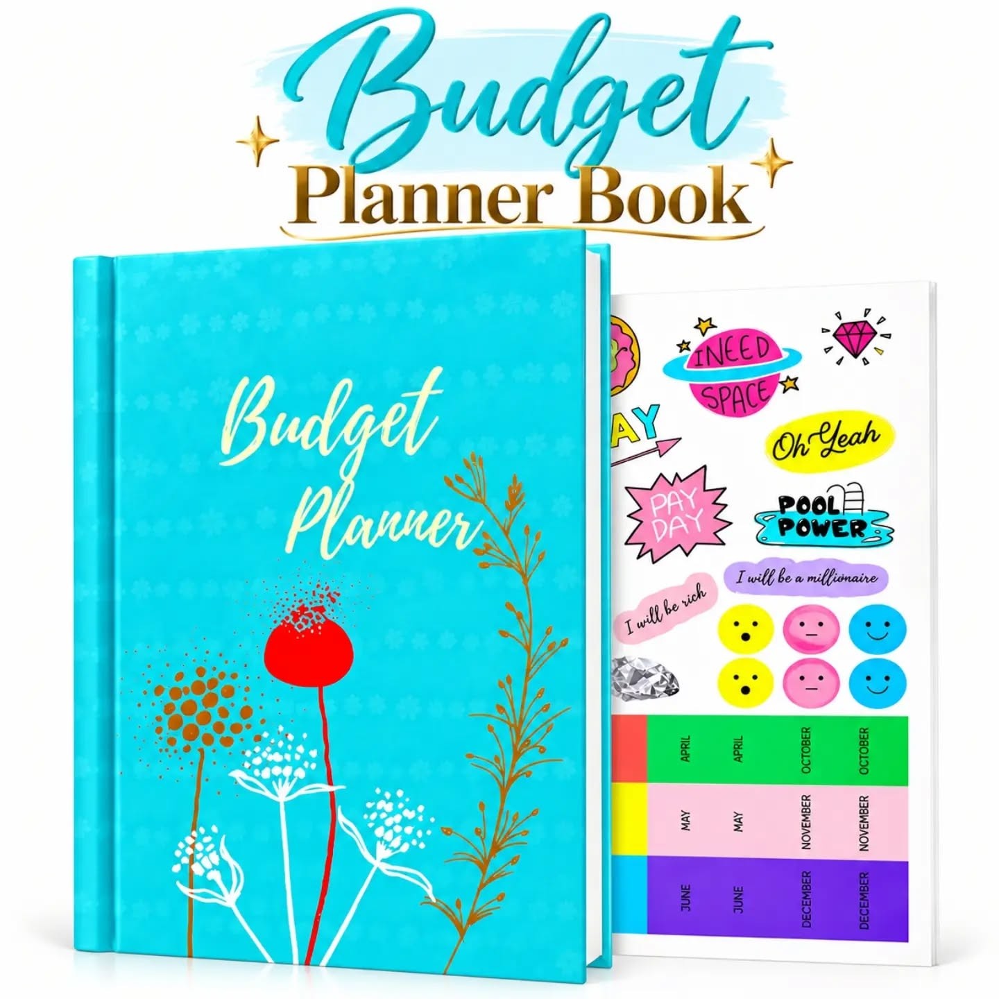 Budget Planner Book – Plan, Track & Save – view 1