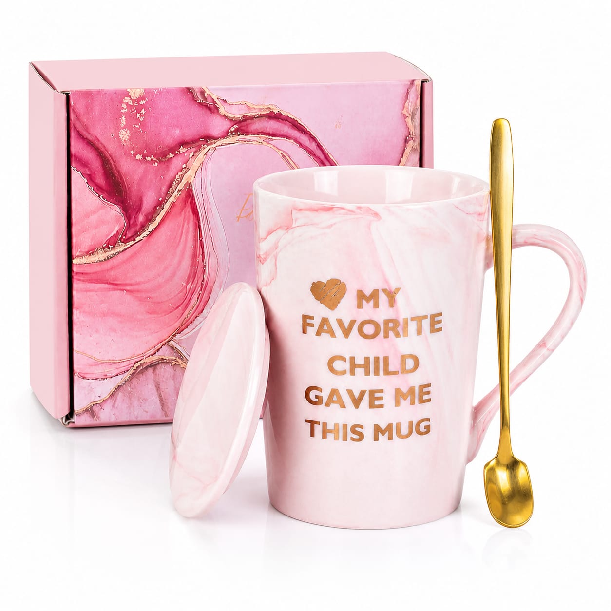My Favorite Child Gave Me This Pink Marble Mug – view 1