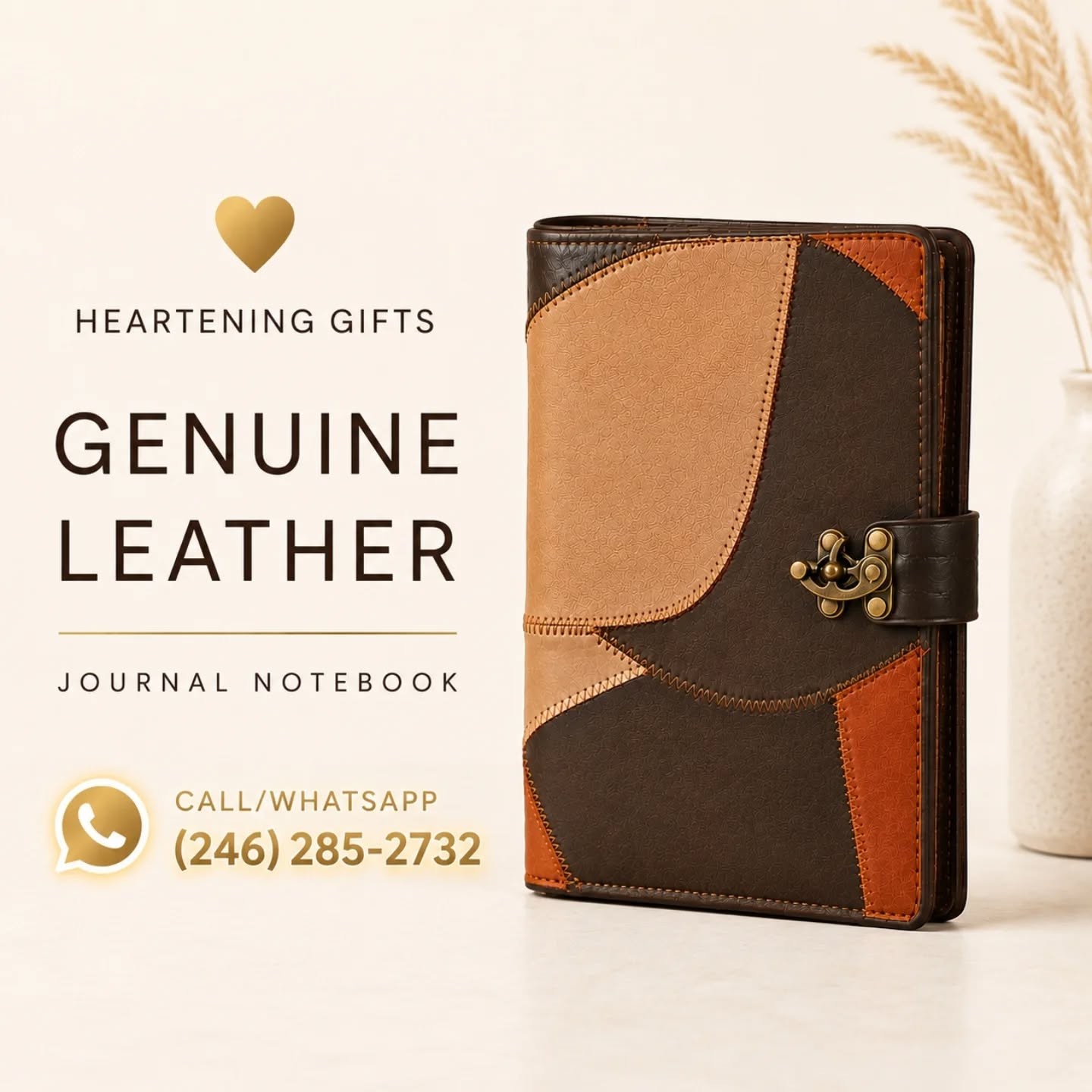 Genuine Leather Vintage Journal – view 1
