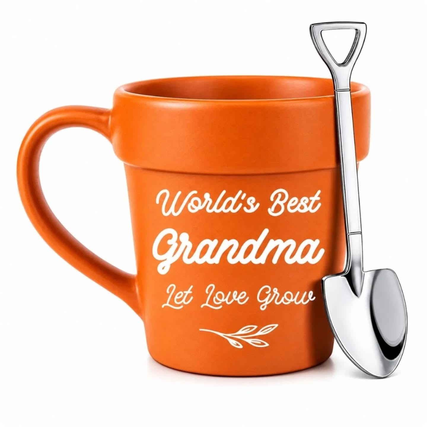 Grandma Plant Pot Mug & Shovel Spoon Set – view 1
