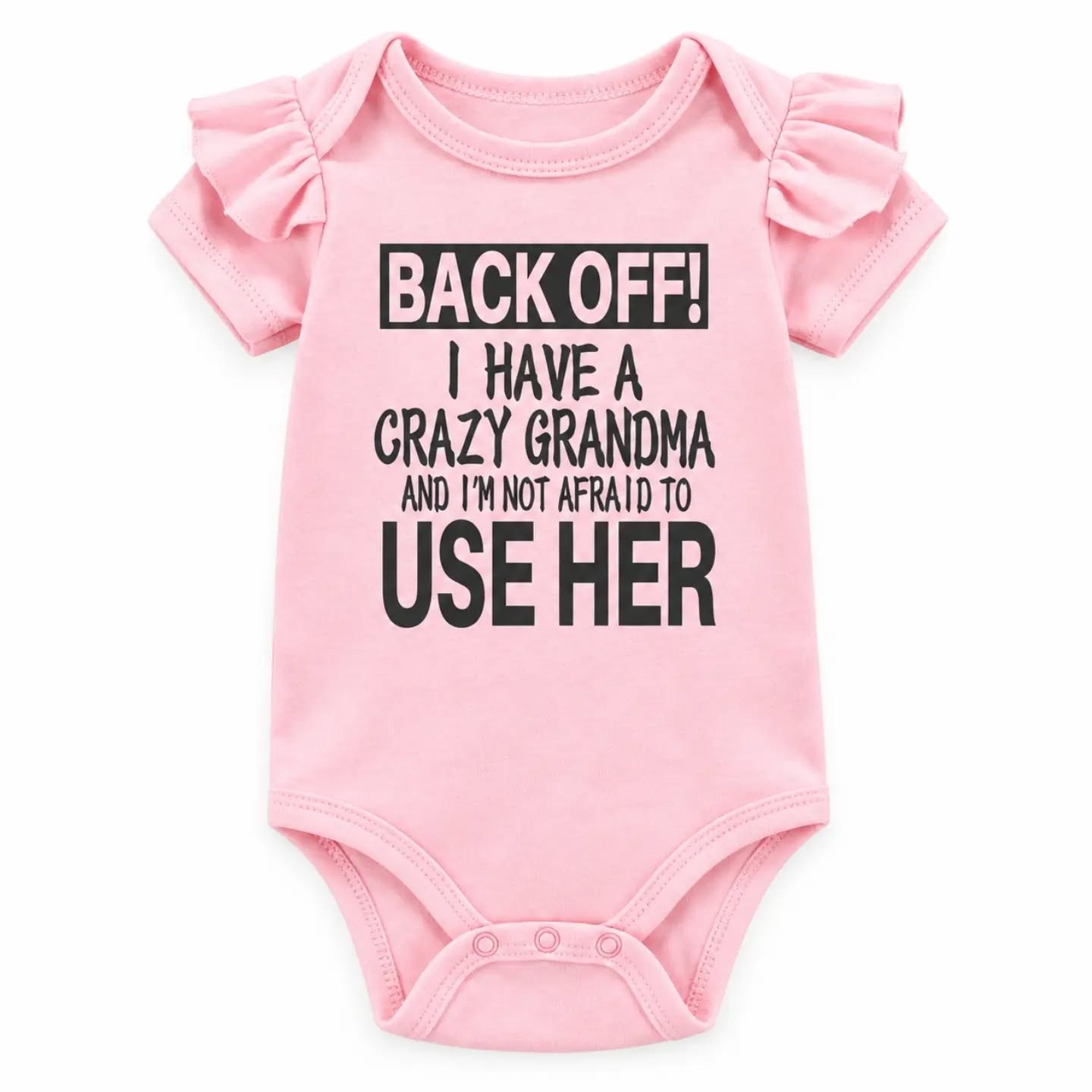 Grandma’s Little Sidekick Baby Bodysuit – view 1