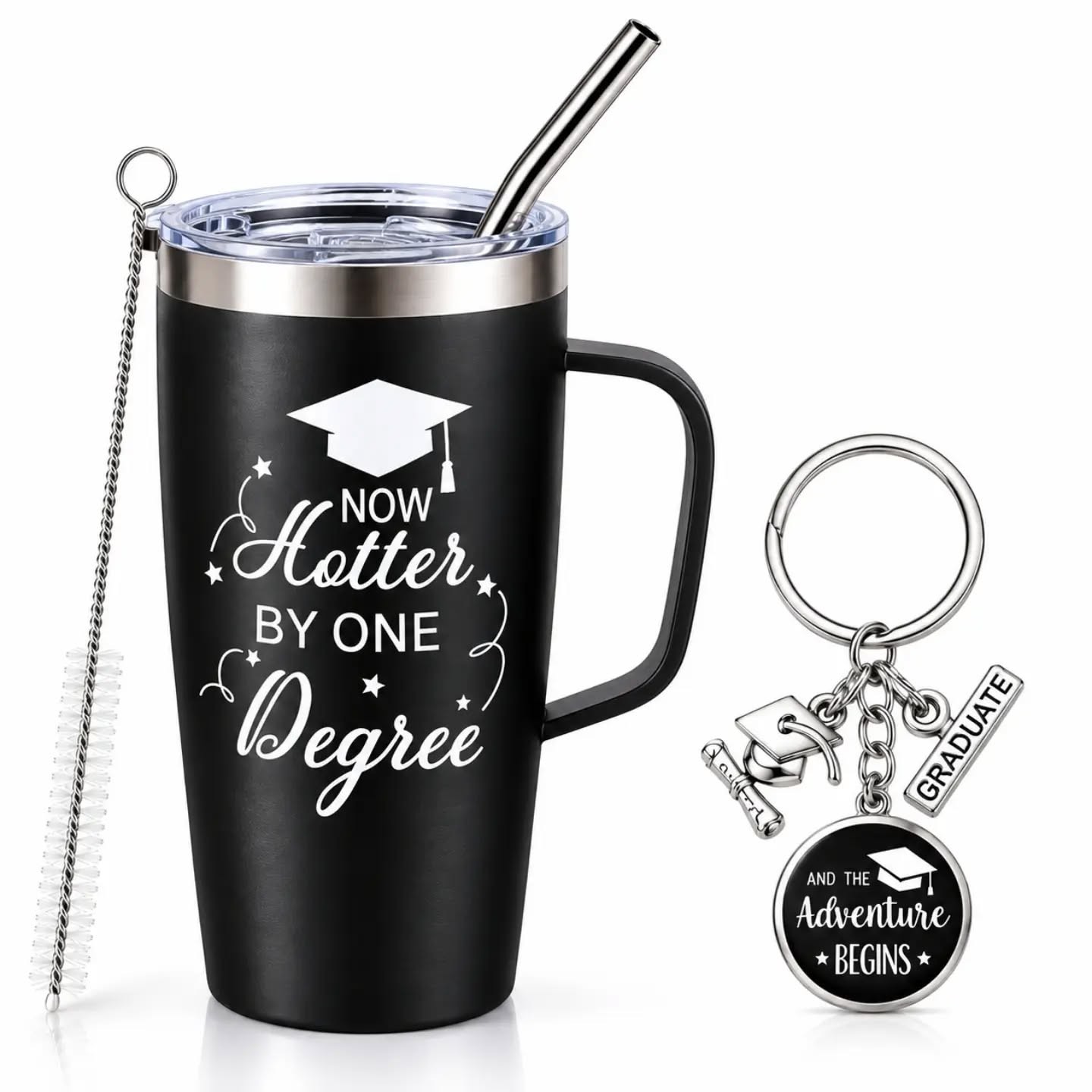 Hotter Than One Degree Travel Cup & Keychain Set – view 1