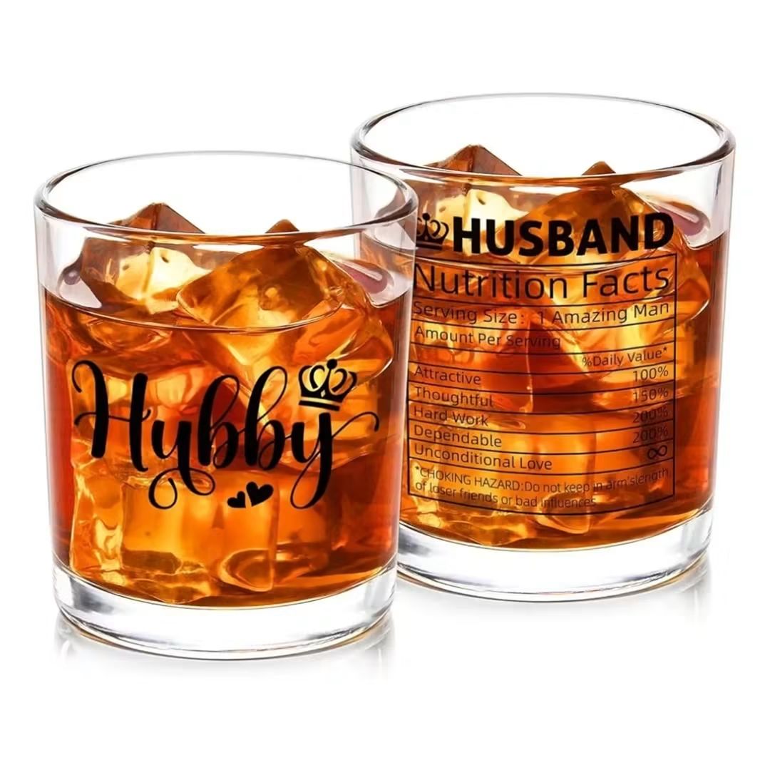Hubby Whiskey Glass Tin Gift Set – view 1