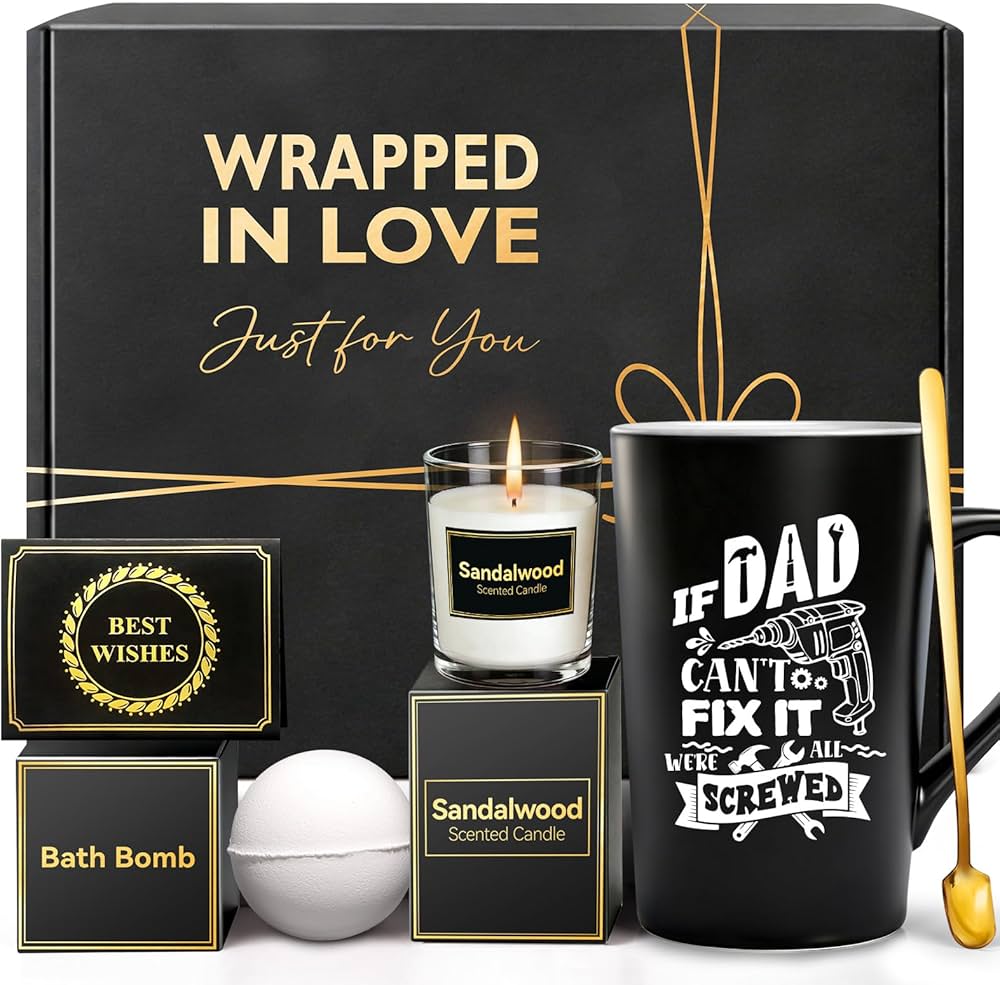 If Dad Can't Fix It Mug Wrapped With Love Gift Box – view 1