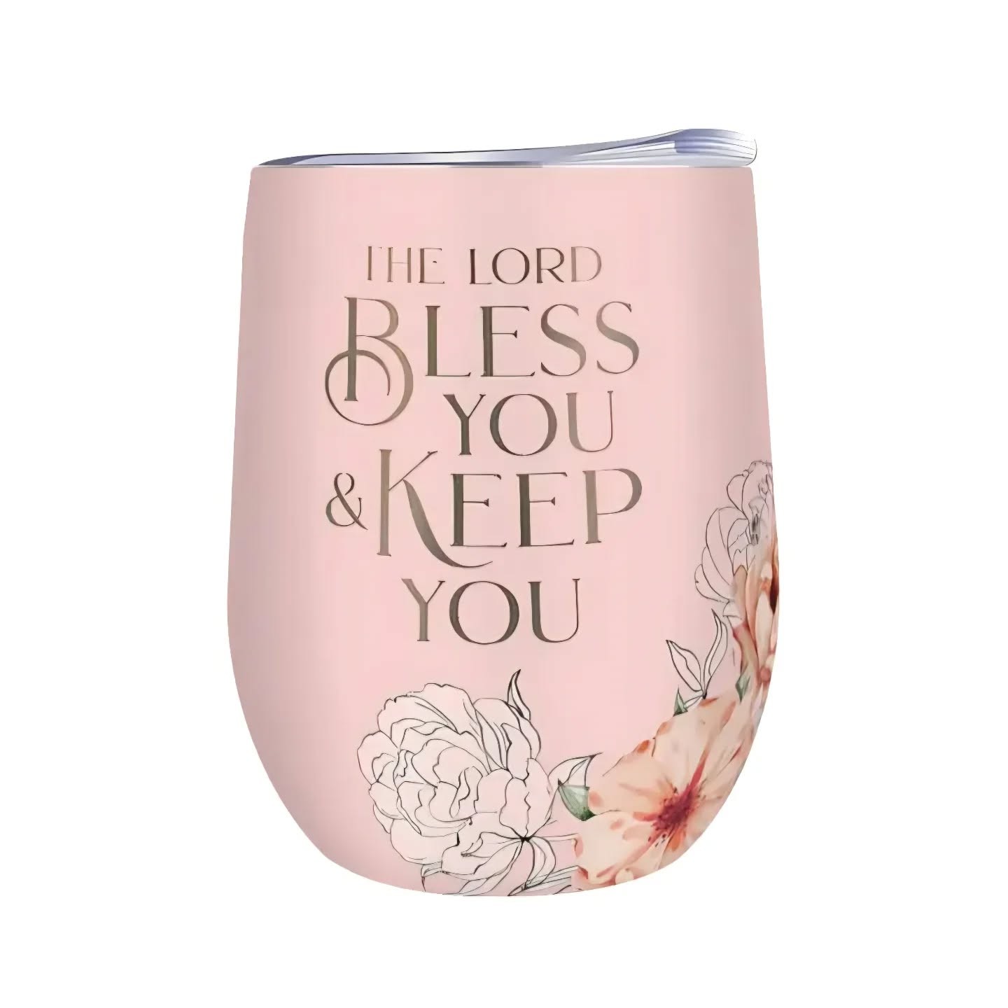 The Lord Bless You & Keep You Stainless Steel Tumbler (12oz) – view 1