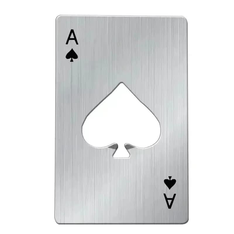 Ace of Spades Card Bottle Opener – view 1
