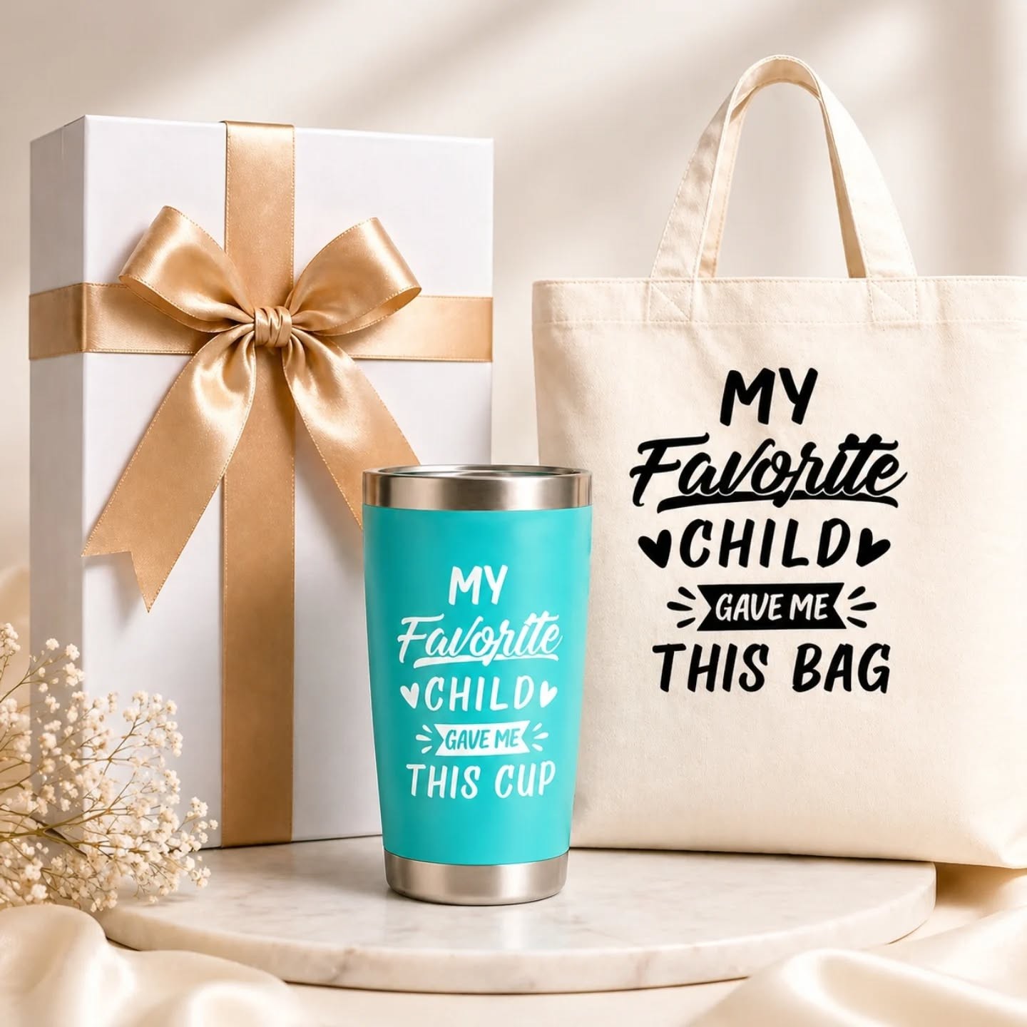 Mom Gift Set – Favourite Child Tumbler (20oz) – view 1