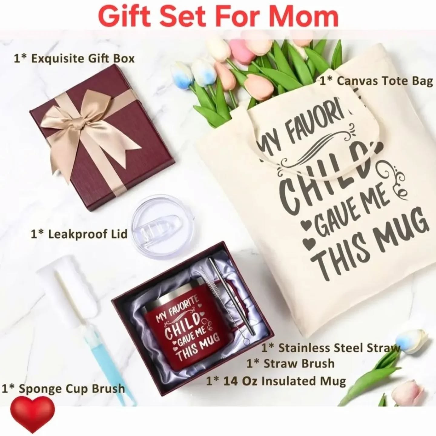 Mom Gift Set – Favourite Child Mug (14oz) – view 1