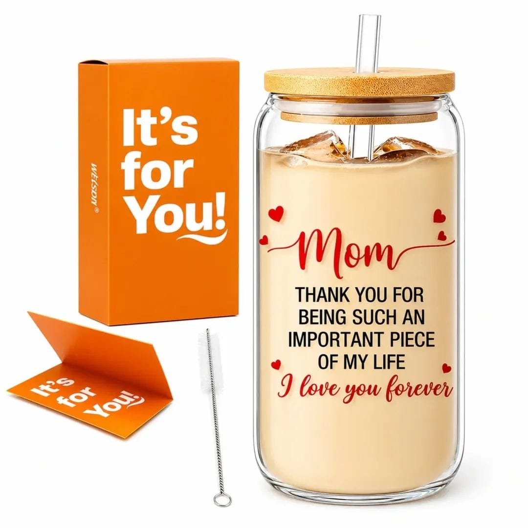 It's for You Mom Glass Can Gift Set – view 1