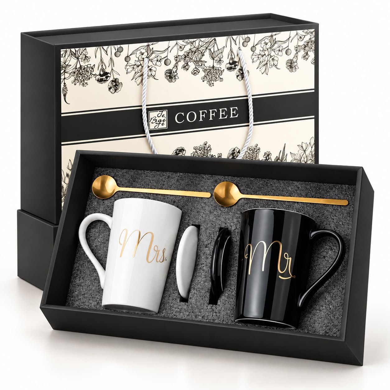 Mr & Mrs Mug Gift Box Set – view 1