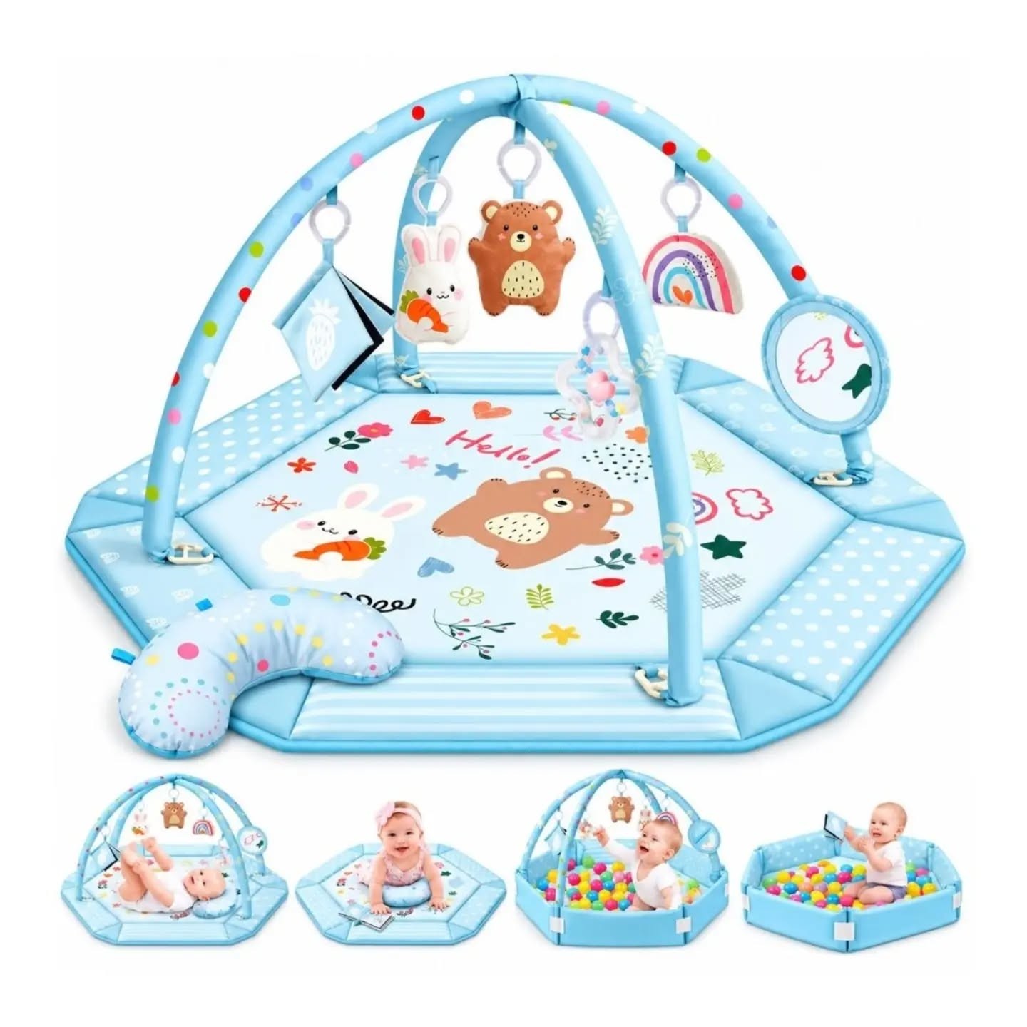 Multipurpose Baby Play Gym & Activity Mat – view 1