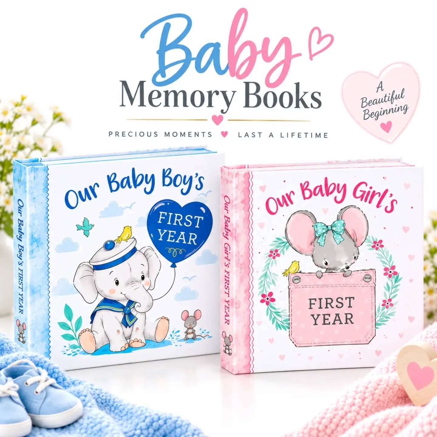 Our Baby’s First Year Memory Books – view 1