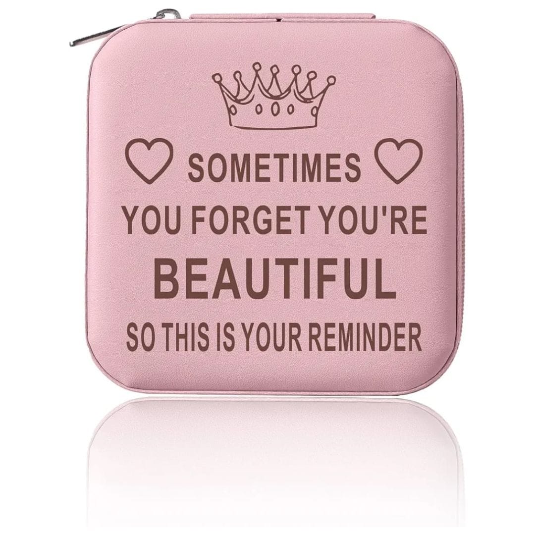 Sometimes You Forget You're Beautiful Jewelry Case – view 1
