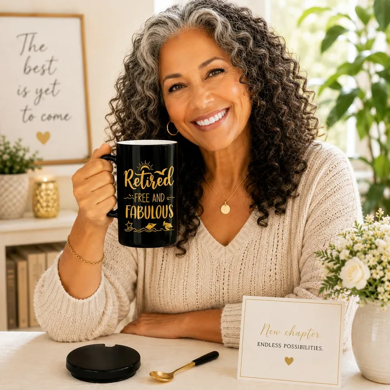 Retired Free & Fabulous Mug