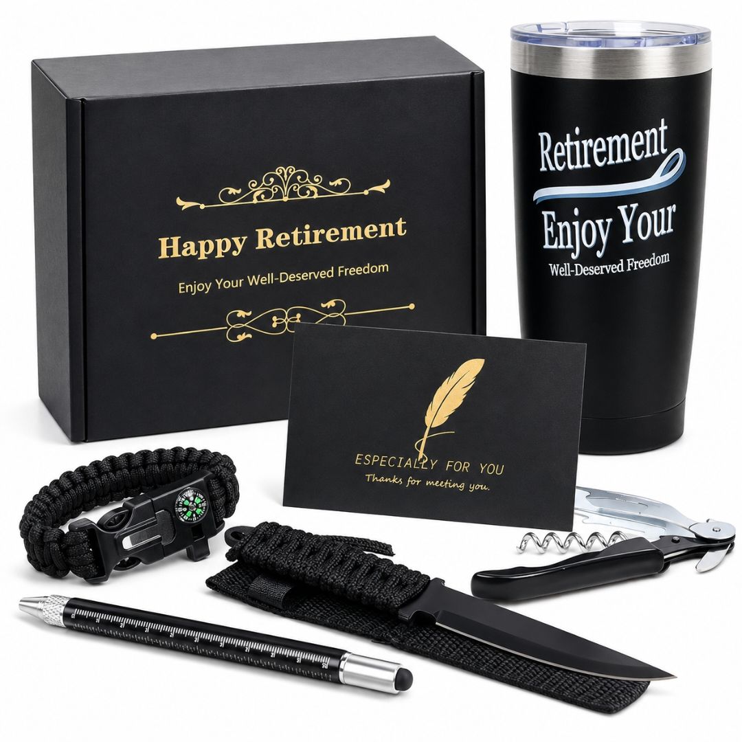 Happy Retirement Tumbler & Tool Gift Set – view 1