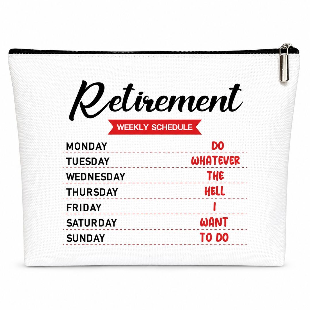 Retirement Weekly Schedule Pouch – view 1