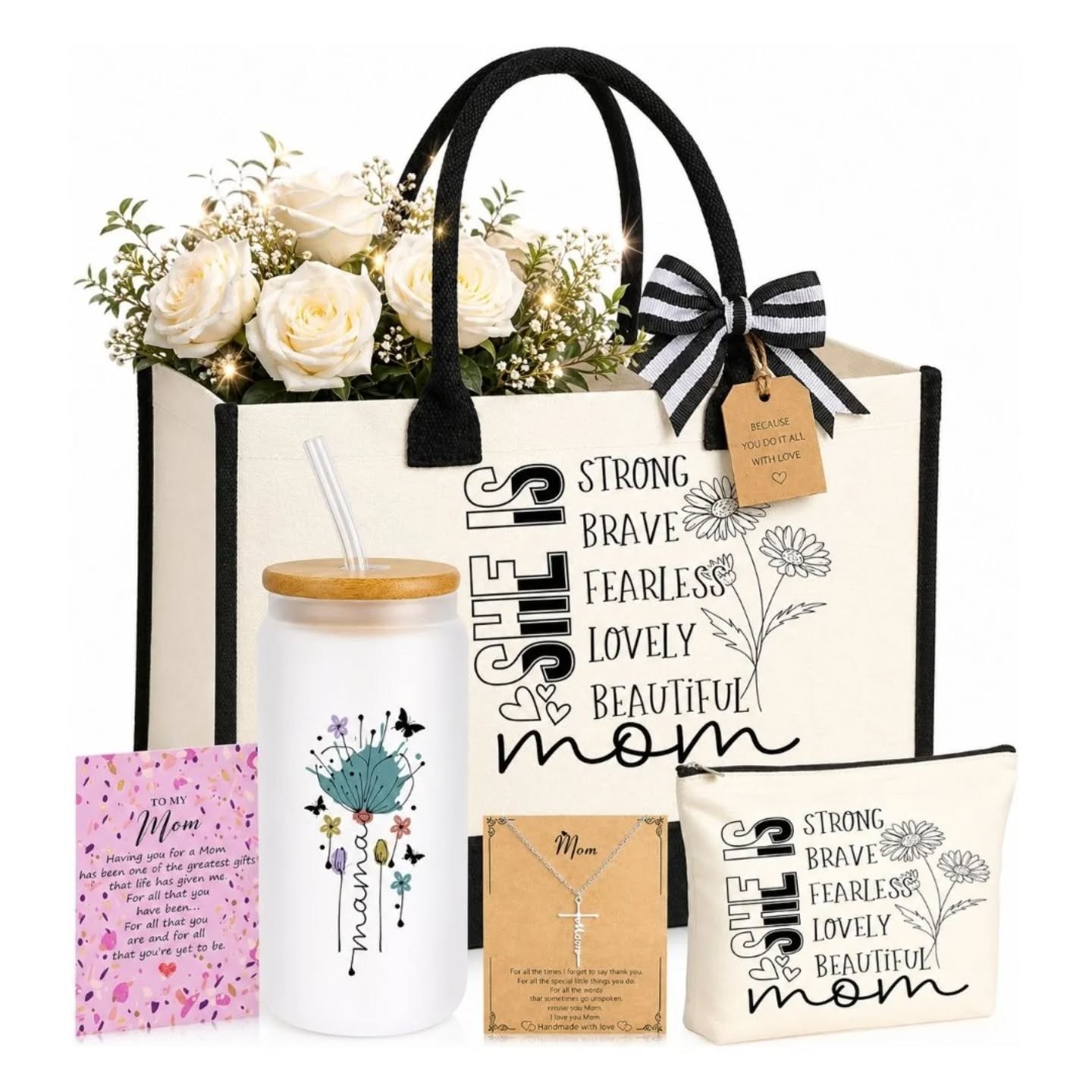 She Is Mom Tote Gift Set – view 1