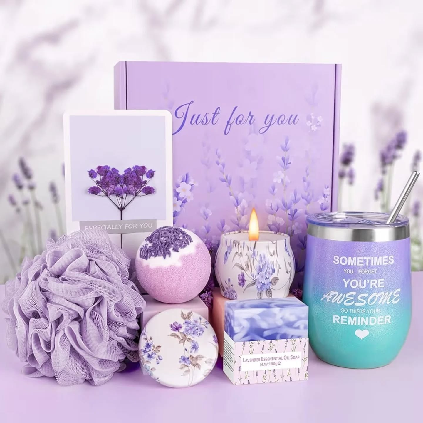 Sometimes You Forget You're Awesome So This Is Your Reminder Tumbler Gift Set – view 1