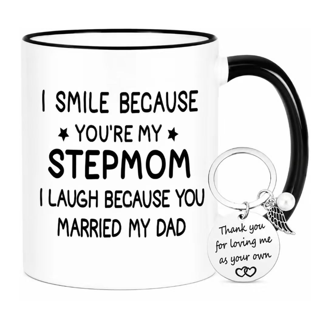 Step Mom Appreciation Mug & Keychain Set – view 1