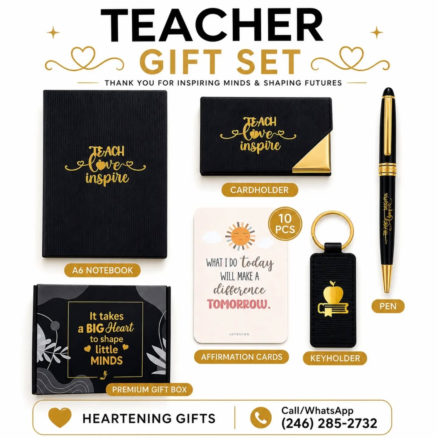Teacher Appreciation Journal & Affirmations Gift Set – view 1