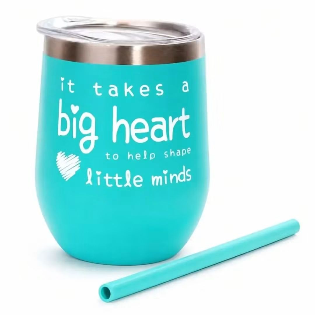 It Takes a Big Heart to Shape Little Minds Tumbler – view 1