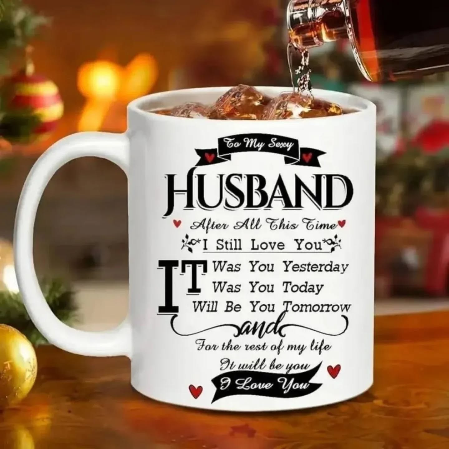 To My Sexy Husband, I Love You Gift Mug (11oz) – view 1