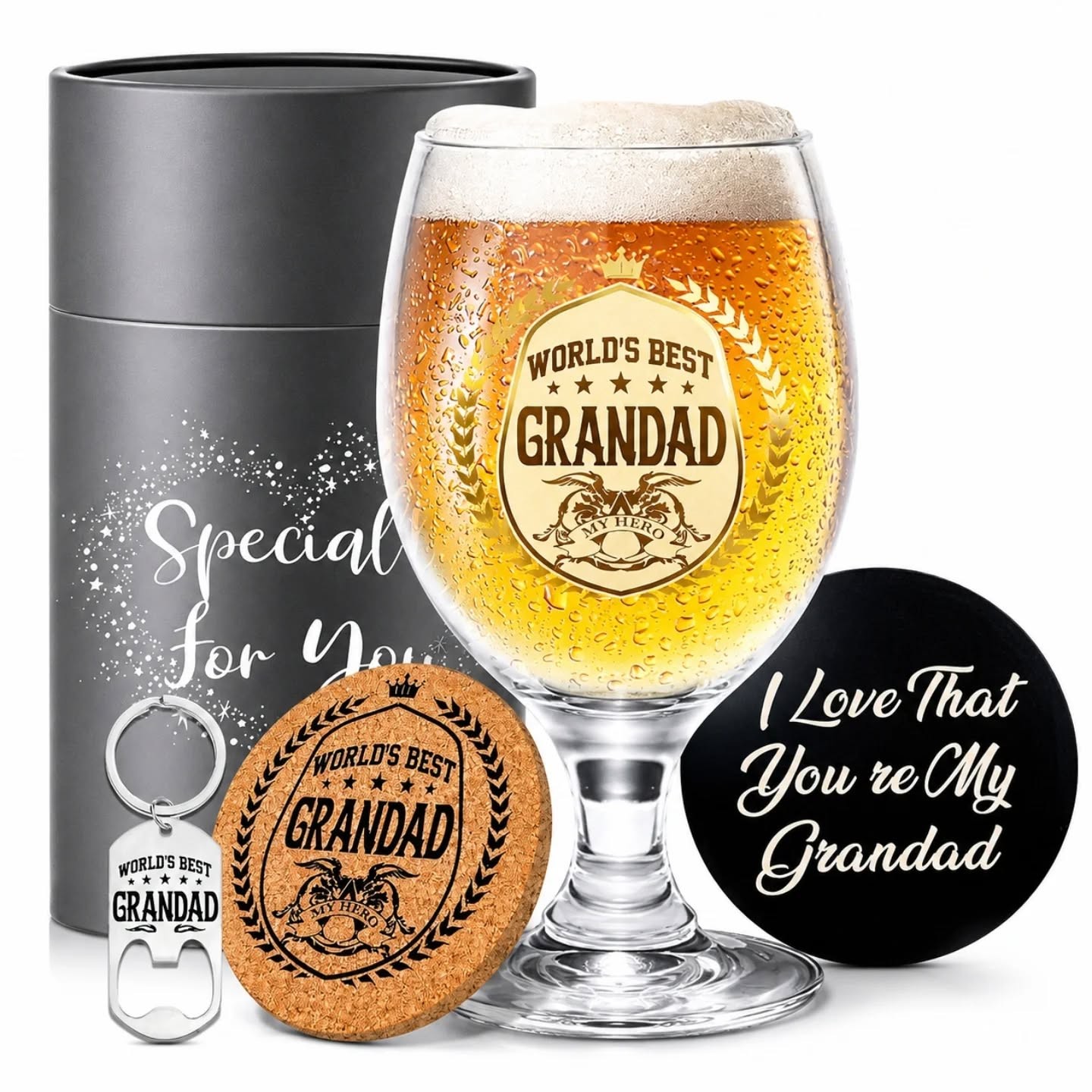 World's Best Grandad 5 Piece Gift Set – view 1