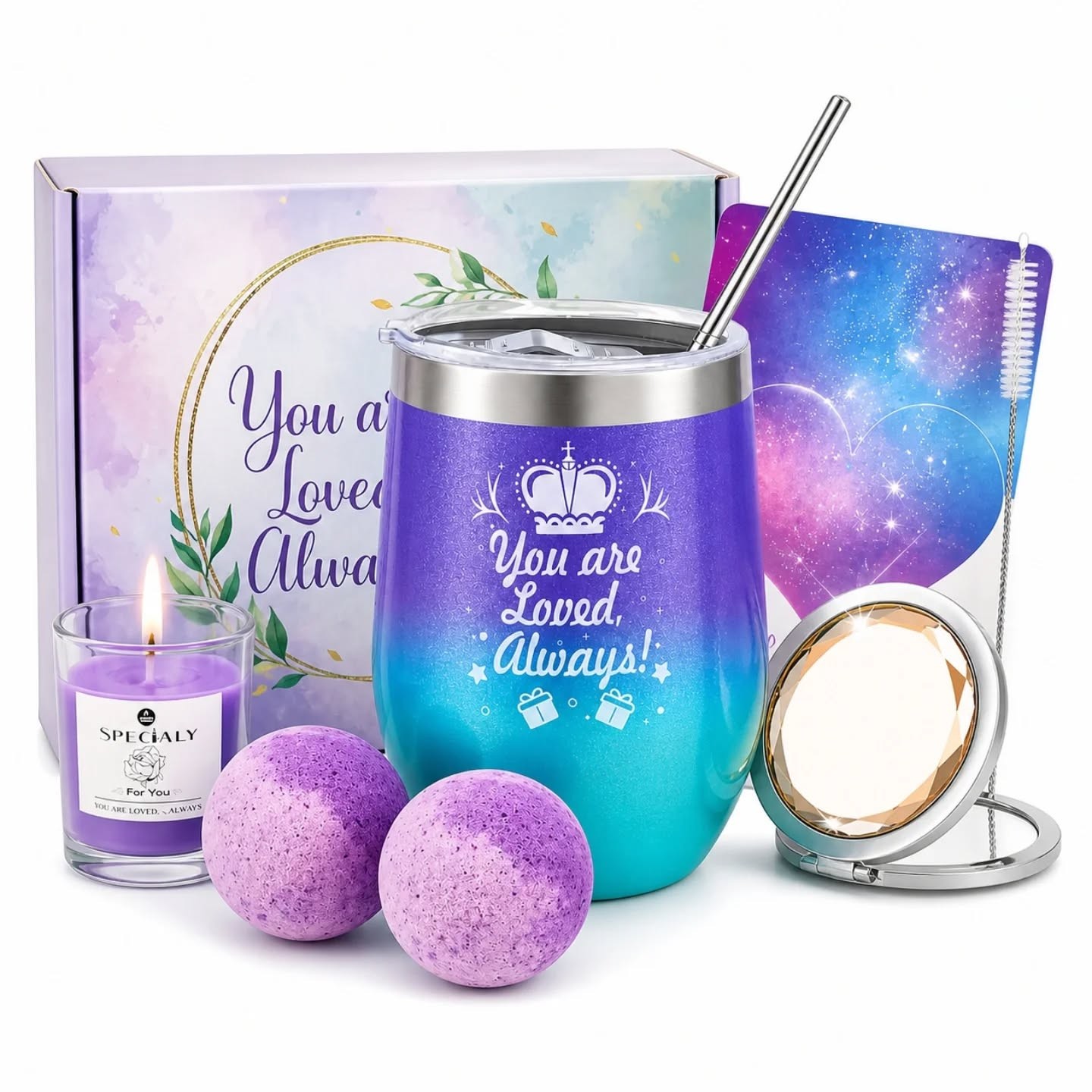 You Are Loved Always Tumbler Gift Set – view 1