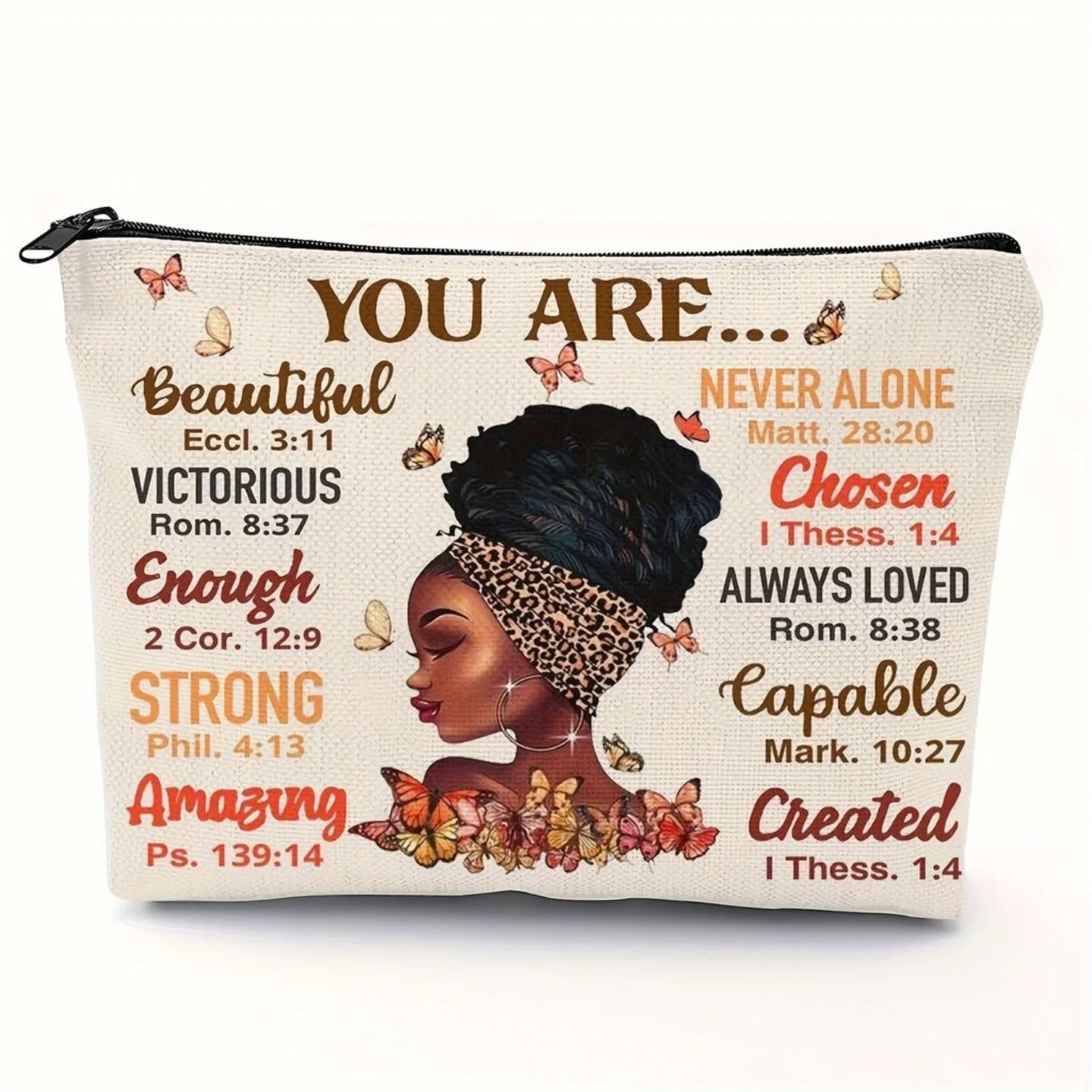 You Are Motivational Affirmation Canvas Pouch – view 1