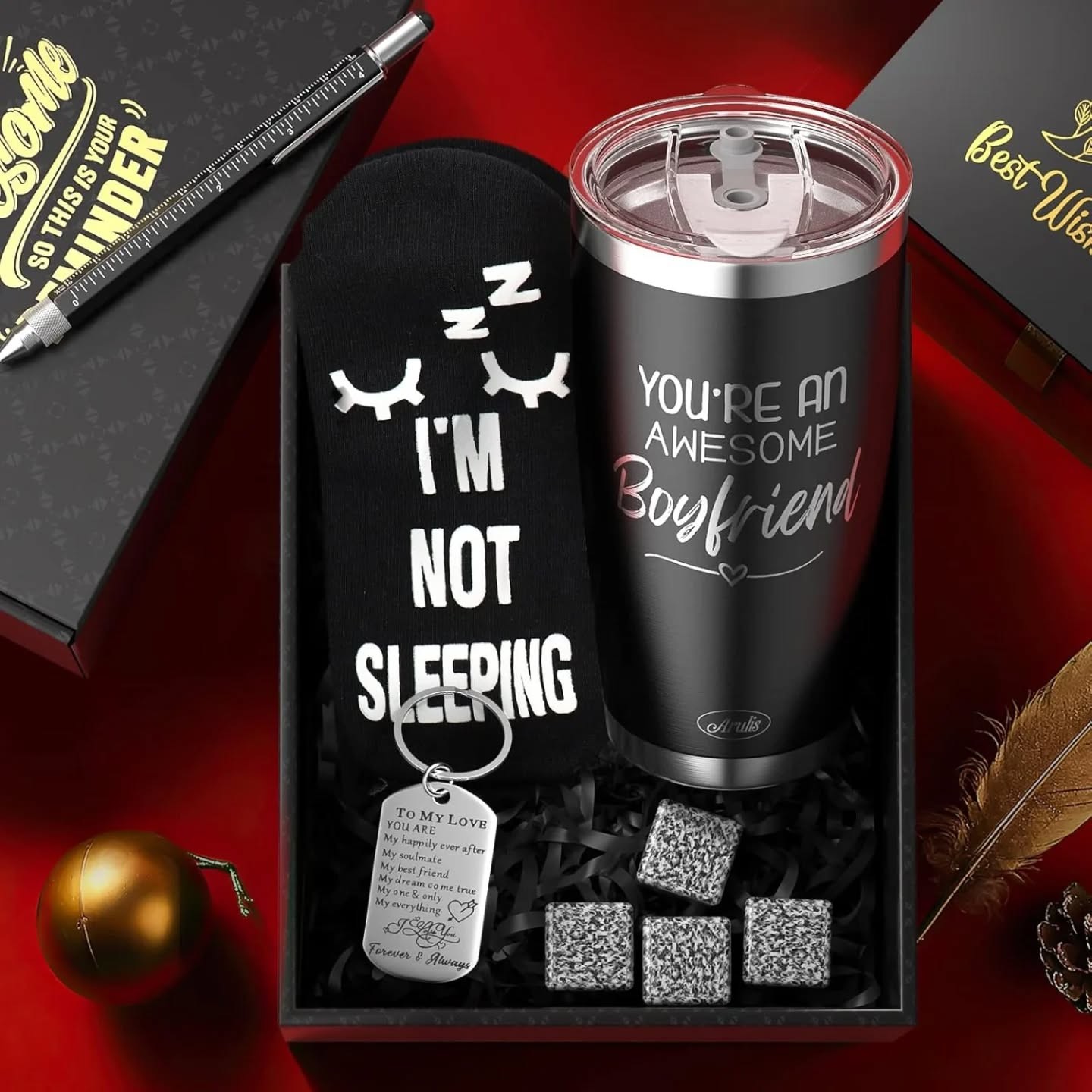You're An Awesome Boyfriend Tumbler Gift Set – view 1
