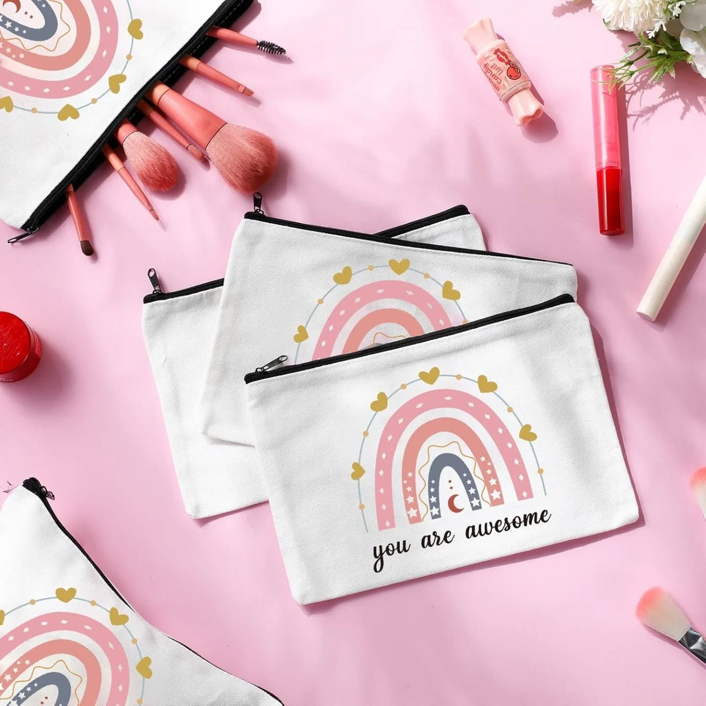 You're Awesome So This Is Your Reminder Canvas Appreciation Pouch – view 1